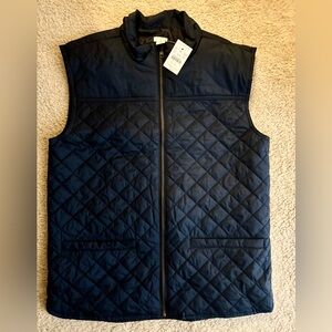 Crewcuts Quilted Navy Vest